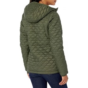 Women's Lightweight Water-Resistant Sherpa-Lined Hooded Puffer